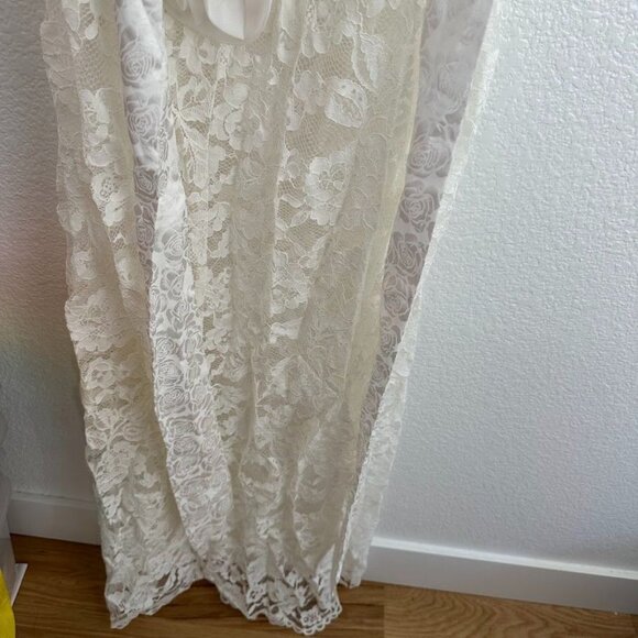 For Love & Lemons Verity Gown in White - Picture 7 of 7